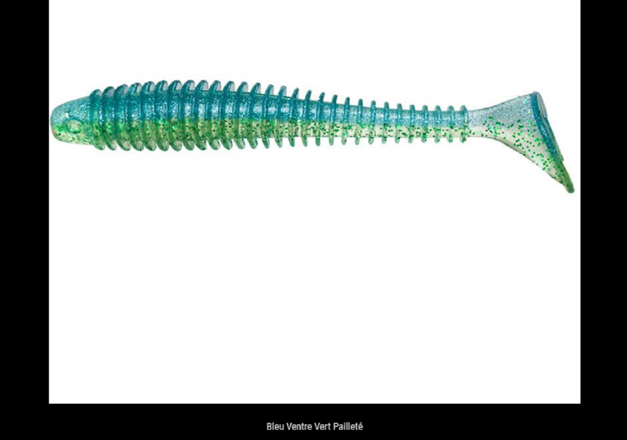Jig Power LTS Shad 3" bleu / vert