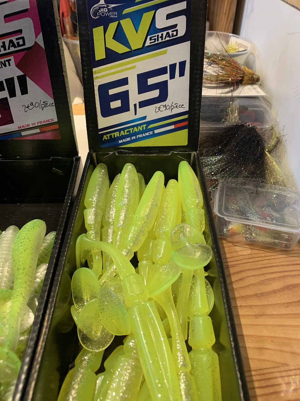 Jig Power KVS Shad 6"5 chartreux