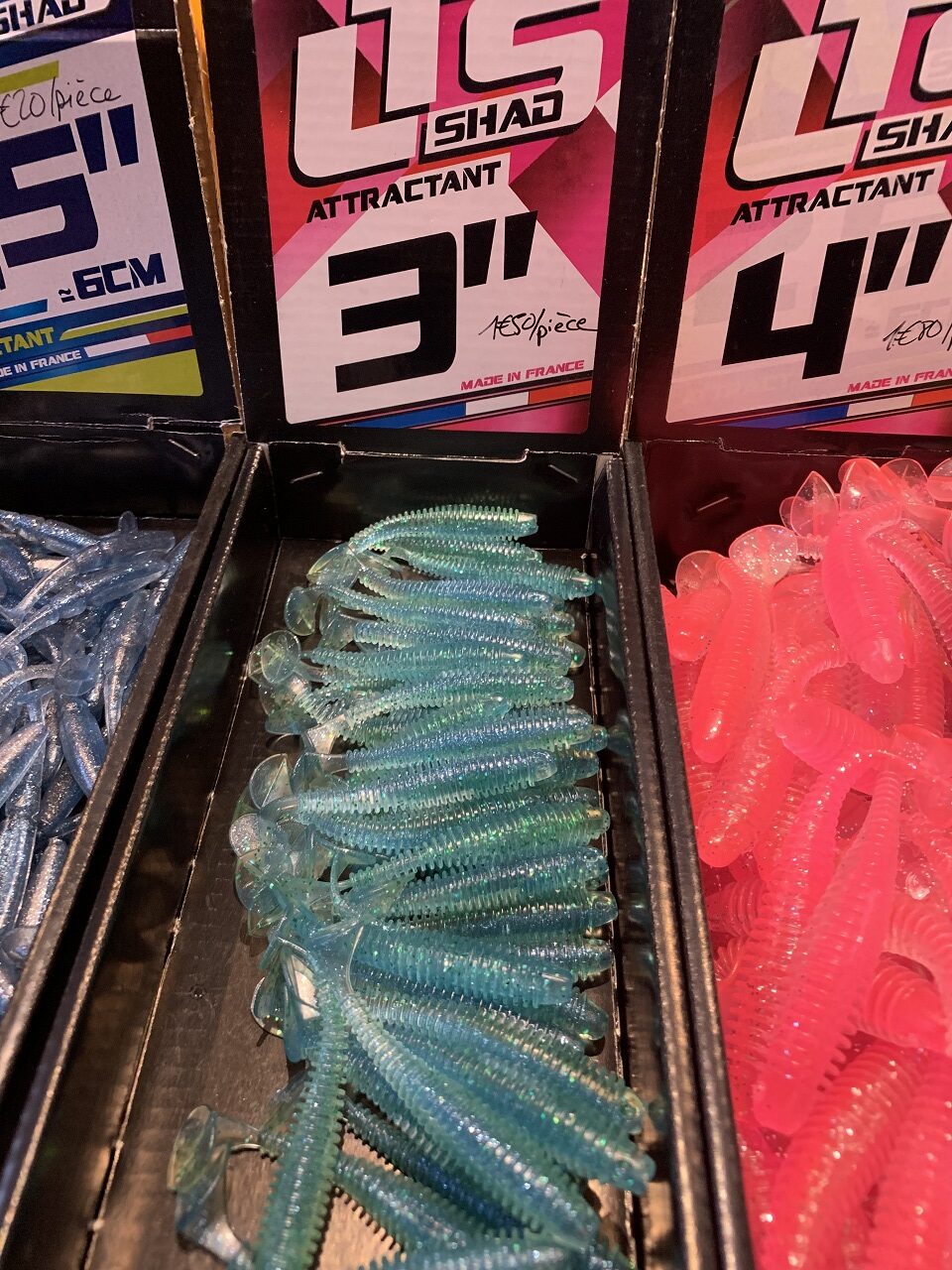 Jig Power LTS Shad 3" bleu / vert