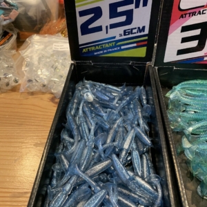 Jig Power KVS Shad 2″5 bleu