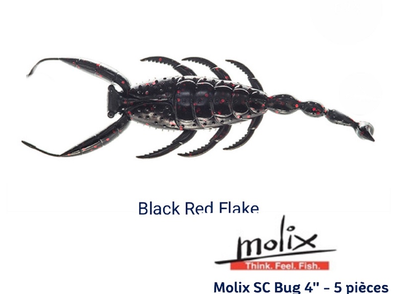 Molix SC Bug Red Black Flake